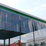 工場ビニルカーテン設置工事
