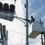 中田島砂丘入口（浜松市）交通信号機改良工事（強靭化）　