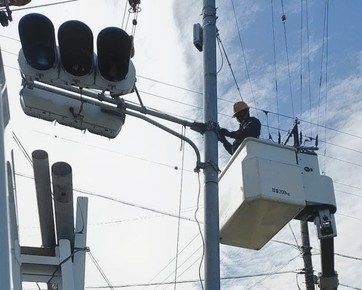 中田島砂丘入口（浜松市）交通信号機改良工事（強靭化）　