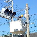 交通信号機改良工事