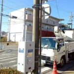 交通信号機改良工事