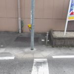 交通信号機柱更新工事